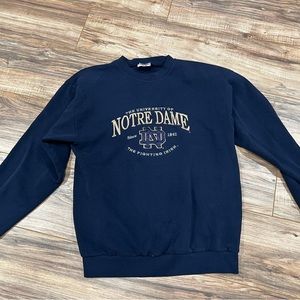 Notre Dame crewneck size L